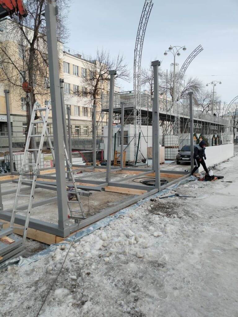 Парк Маяковского Гараж для ледозаливных машин фото 3